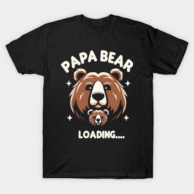 Funny Soon To Be Dad Expecting Baby New Dad Papa Bear T-Shirt by TopTees